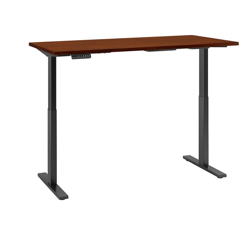 Scranton & Co Furniture 72W x 30D Height Adjustable Desk in Cherry