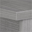 Scranton & Co Engineered Wood Platinum Gray Desk Rectangular Durable 60