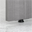 Scranton & Co Engineered Wood Platinum Gray Desk Rectangular Durable 60
