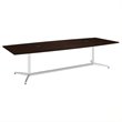 Scranton & Co Furniture 120W Boat Shaped Conference Table in Cherry