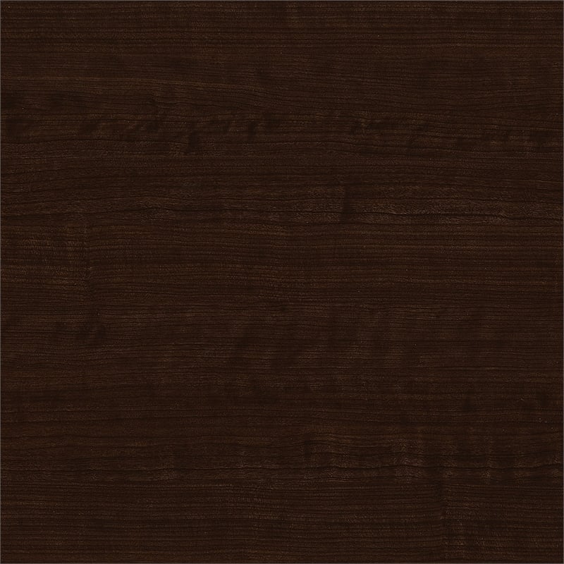 Scranton & Co Furniture 65W x 33D Cubicle Workstation with Storage in Cherry