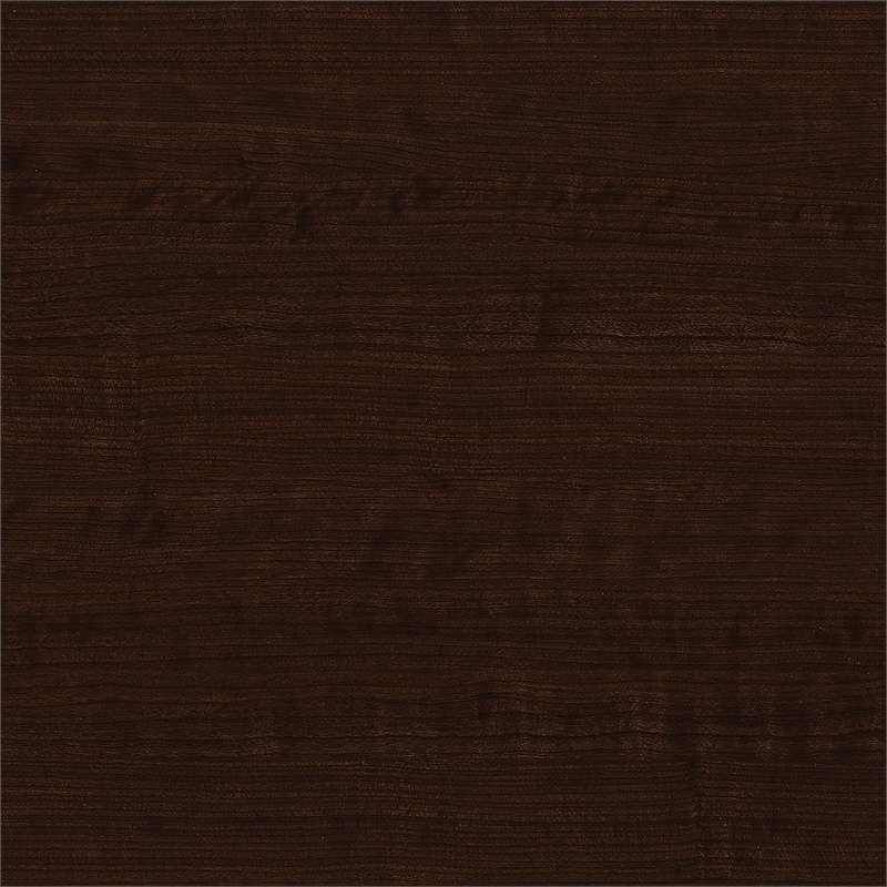 Scranton & Co Furniture 65W L Shaped Cubicle Workstation in Cherry