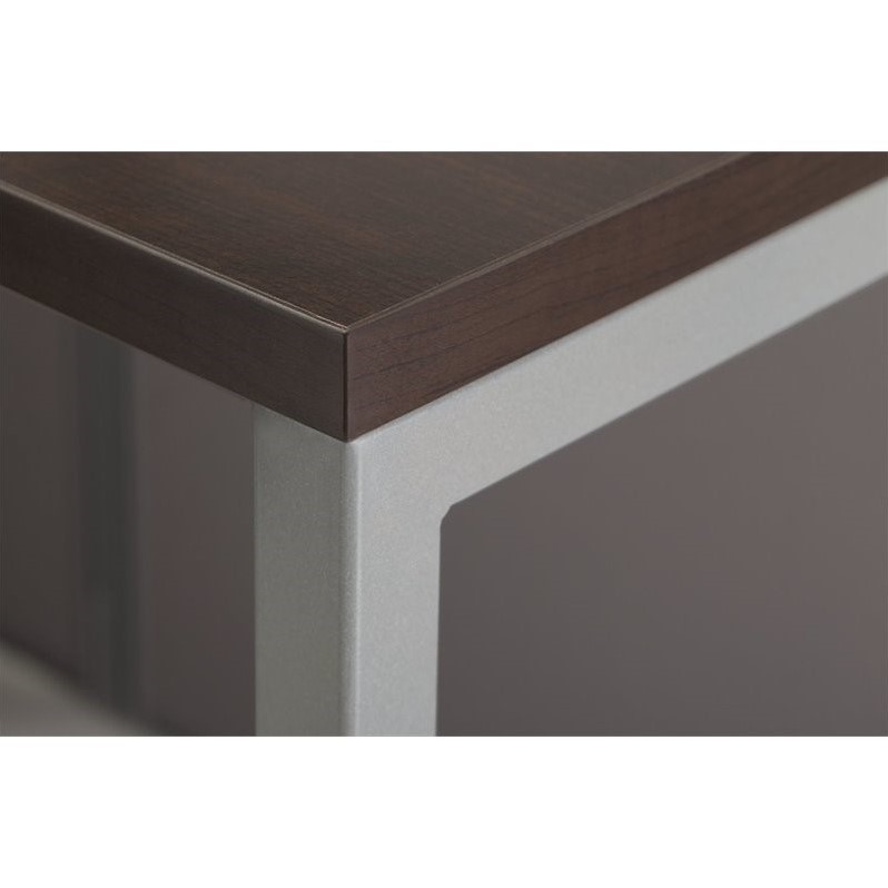 Scranton & Co Furniture L Shaped Desk for 2 in Cherry