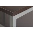 Scranton & Co Furniture L Shaped Computer Desk for 2 in Cherry