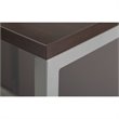 Scranton & Co Furniture Wood Computer Desk for Four in Cherry