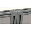 Scranton & Co Furniture Wood Computer Desk for Four in Cherry