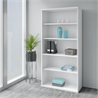 Scranton & Co Furniture 5 Shelf Bookcase in Pure White