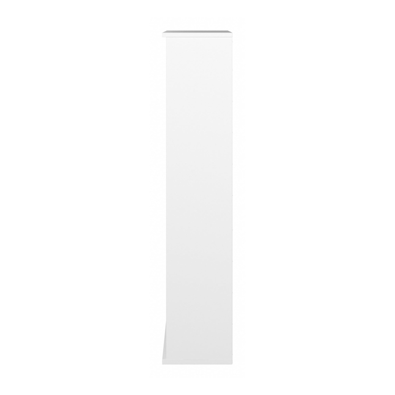 Scranton & Co Furniture 5 Shelf Bookcase in Pure White