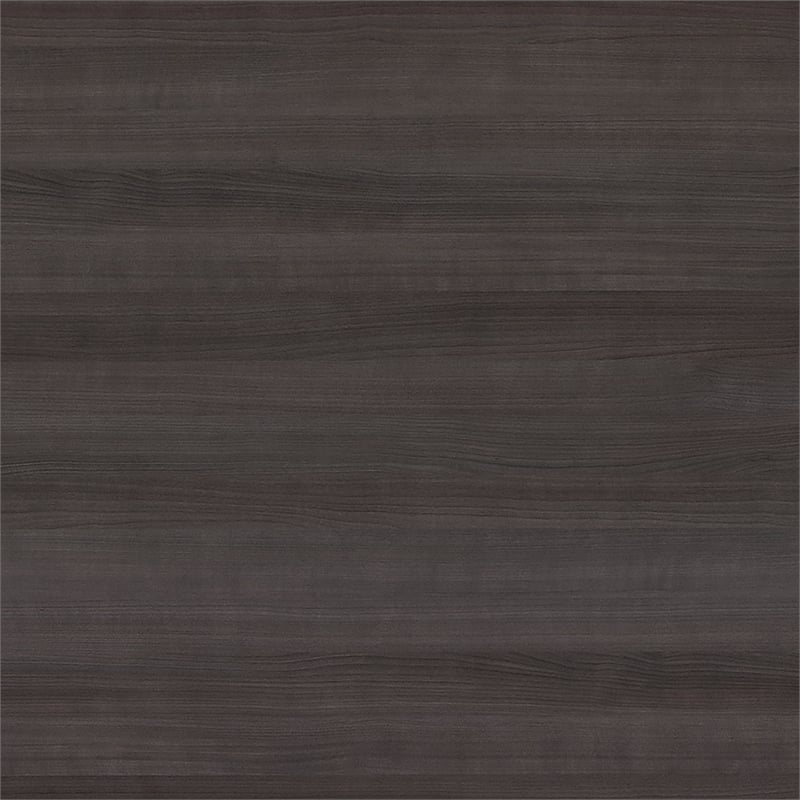 Scranton & Co Furniture 60W x 30D Height Adjustable Desk with Storage in Gray