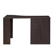 Scranton & Co Classic Engineered Wood Office Desk with Storage in Espresso