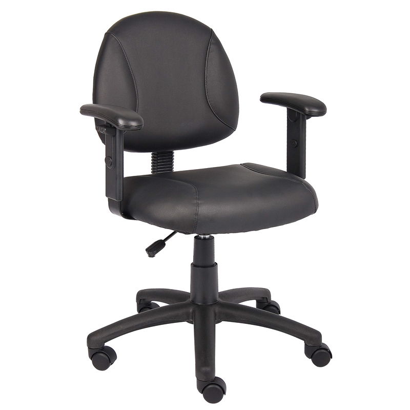 Scranton & Co Contemporary Posture Chair with Adjustable Arms