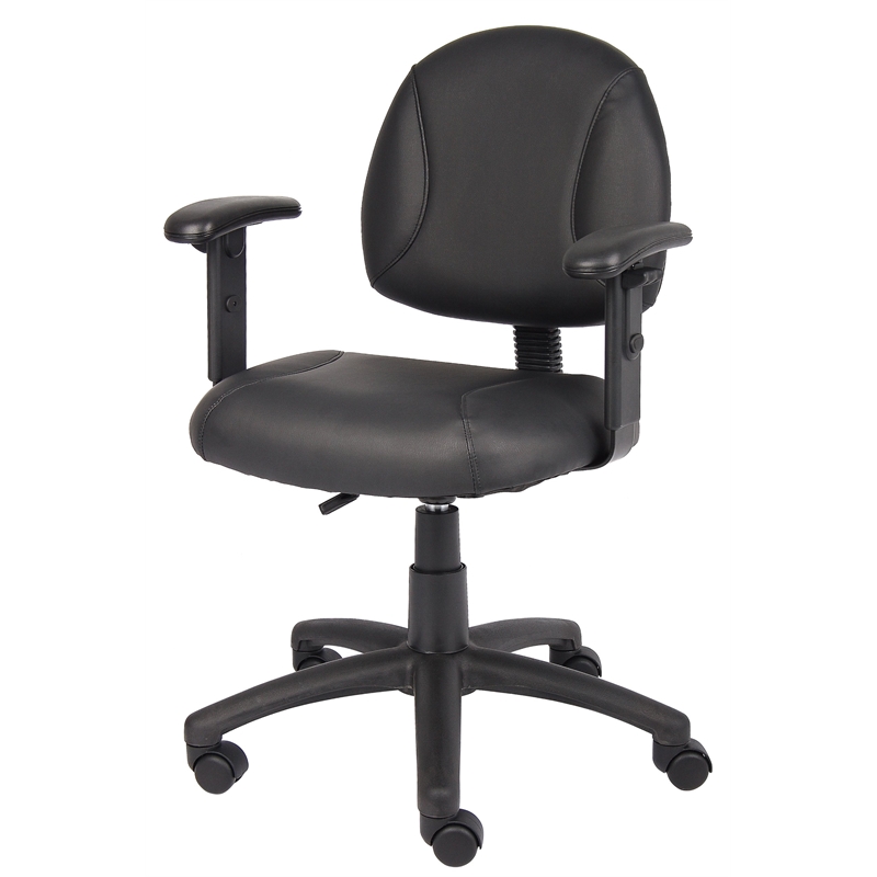 Scranton & Co Contemporary Posture Chair with Adjustable Arms