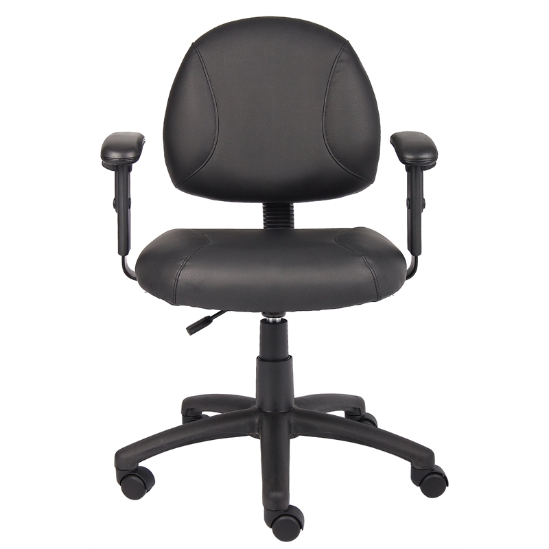 Scranton & Co Contemporary Posture Chair with Adjustable Arms