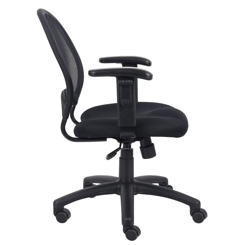 Scranton & Co Mesh Back Task Office Chair with Adjustable Arms
