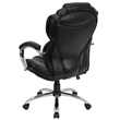 Scranton & Co High Back Transitional Style Office Chair in Black