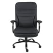Scranton & Co Contemporary Double Plush Office Chair in Black