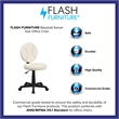 Scranton & Co Contemporary Office Swivel Chair in Cream