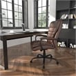 Scranton & Co Modern Heavy Duty Office Chair in Bomber Brown
