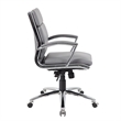 Scranton & Co Contemporary Executive Mid-Back Chair in Gray