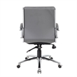 Scranton & Co Contemporary Executive Mid-Back Chair in Gray