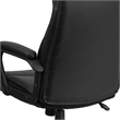 Scranton & Co Modern High Back Leather Office Chair in Black