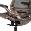 Scranton & Co Contemporary Mid Back Swivel Office Chair in Black