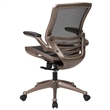 Scranton & Co Contemporary Mid Back Swivel Office Chair in Black
