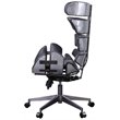 Scranton & Co Executive Office Chair in Black Top Grain Leather