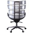 Scranton & Co Executive Office Chair in Black Top Grain Leather