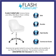 Scranton & Co Cortana Home Mid Back Leather Swivel Office Chair