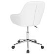 Scranton & Co Cortana Home Mid Back Leather Swivel Office Chair