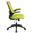 Scranton & Co Modern Mid Back Mesh Office Swivel Chair in Green