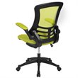 Scranton & Co Modern Mid Back Mesh Office Swivel Chair in Green