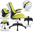 Scranton & Co Modern Mid Back Mesh Office Swivel Chair in Green