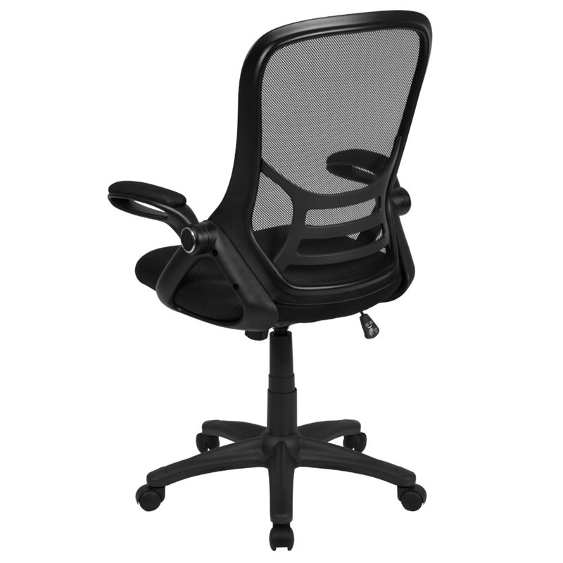 Scranton & Co High-Back Ergonomic Mesh Office Swivel Chair in Black