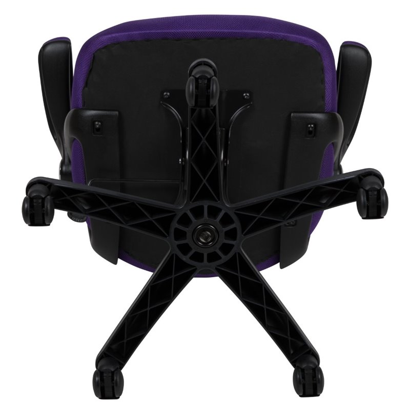 Scranton & Co High-Back Ergonomic Mesh Office Swivel Chair in Purple
