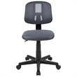 Scranton & Co Modern Pivot Mesh Back Office Swivel Chair in Gray