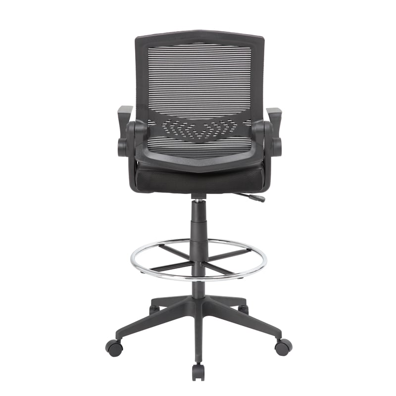 Scranton & Co Sit-Stand Adjustable Mesh Chair with Flip Arms