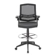 Scranton & Co Sit-Stand Adjustable Mesh Chair with Flip Arms