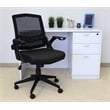 Scranton & Co Mesh Adjustable Computer Desk Chair with Flip Arms