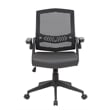 Scranton & Co Mesh Adjustable Computer Desk Chair with Flip Arms