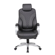 Scranton & Co Contemporary Executive Hinged Arm Chair in Black