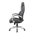 Scranton & Co Contemporary Executive Hinged Arm Chair in Black
