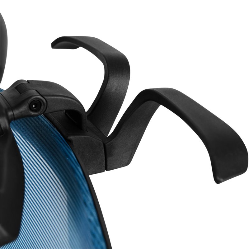 Scranton & Co High Back Ergonomic Mesh Office Swivel Chair in Blue and Black