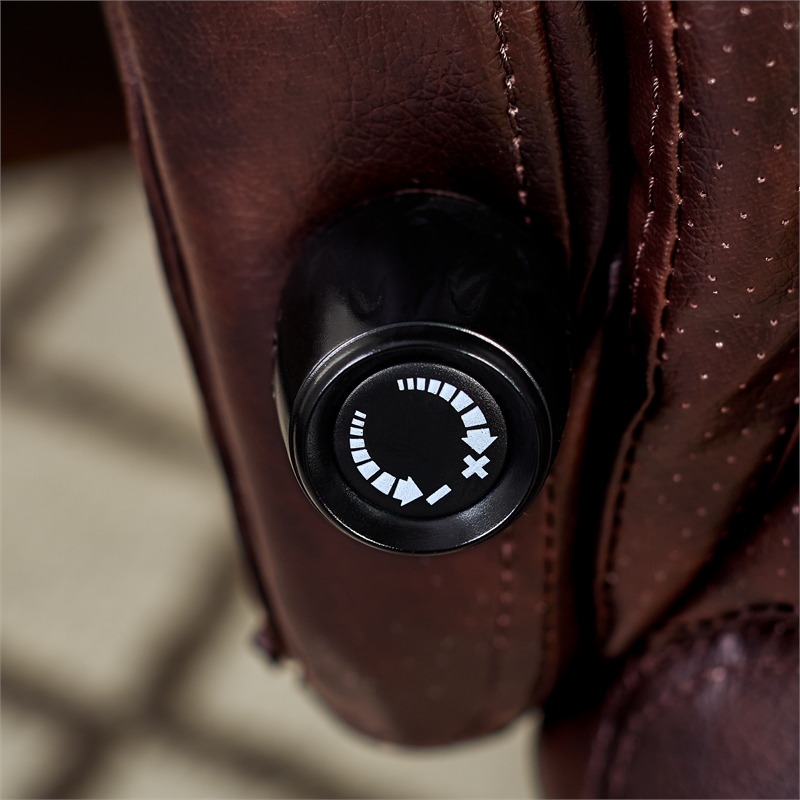 Scranton & Co Executive Office Chair in Brown Bonded Leather