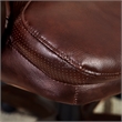 Scranton & Co Executive Office Chair in Brown Bonded Leather