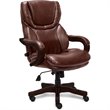 Scranton & Co Executive Office Chair in Brown Bonded Leather