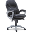 Scranton & Co Executive Office Chair in Black Bonded Leather