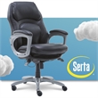 Scranton & Co Executive Office Chair in Black Bonded Leather