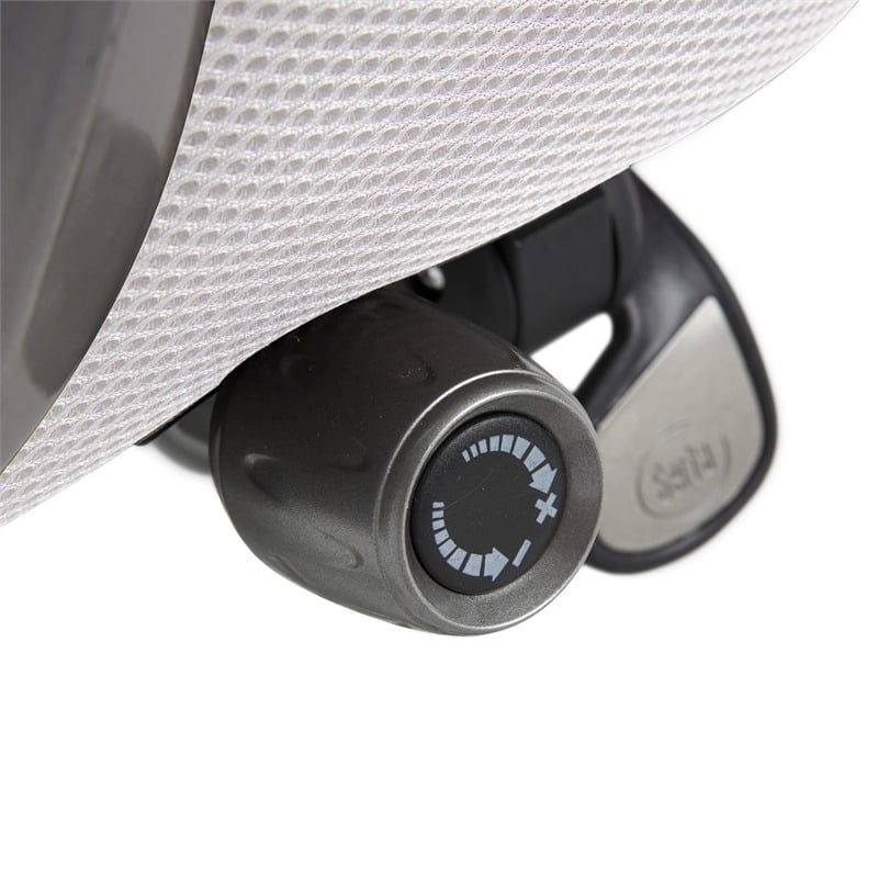 Scranton & Co Traditional Faux Leather Executive Office Chair in Black/White